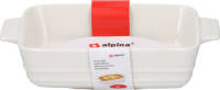 Alpina Rechthoekige Ovenschaal Wit 25 Cm - Ovenschalen