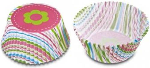 Papieren Cupcake Vormpjes Bloem, Set Van 50 - Städter