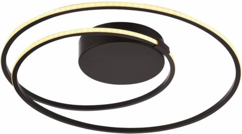 Freelight Plafondlamp Ophelia Zwart Rond