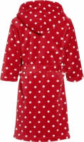 Playshoes Rode Badjas/ochtendjas Met Witte Stippen Print Voor Kinderen. 146/152 (11-12 Jr) - Badjassen