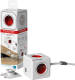 Allocacoc Powercube Extended Duo Usb 4 Stopcontacten Met 2x Usb Lader - Rood