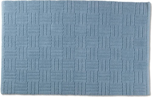 Kela Badmat Leana 100 X 60 Cm Katoen Blauw