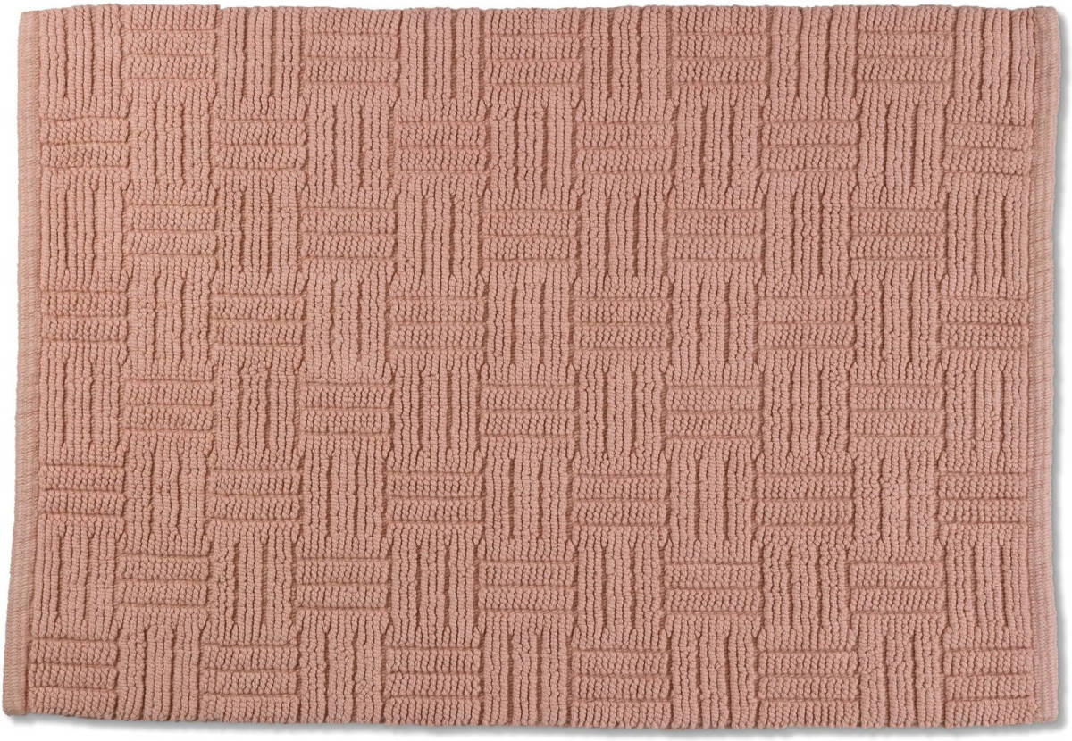 Kela Badmat Leana 100 X 60 Cm Katoen Roze