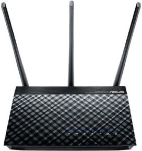 Asus DSL-AC51 draadloze router Dual-band (2.4 GHz / 5 GHz) Gigabit Ethernet Zwart