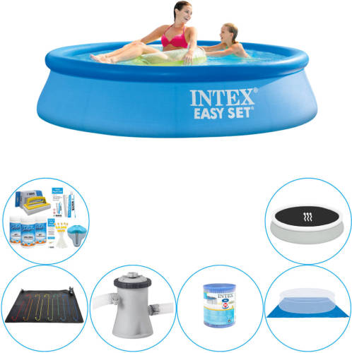 Zwembad Combinatie Deal - Intex Easy Set Rond 244x61 Cm