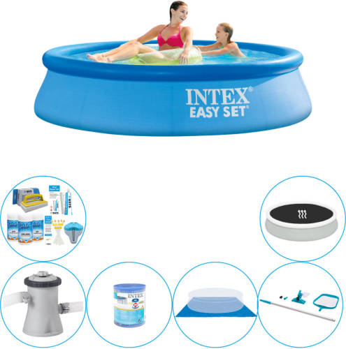 Zwembad Combinatie Set - Intex Easy Set Rond 244x61 Cm