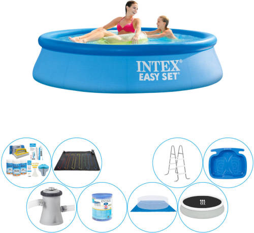 Deluxe Zwembad Set - Intex Easy Set Rond 244x61 Cm