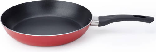 Cosy and Trendy Aluminium Koekenpan/hapjespan Rood Met Anti-aanbak Laag 24 Cm - Koekenpannen