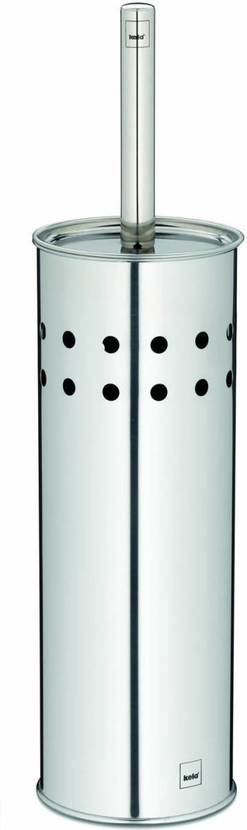 Kela Toiletborstel Leo 37,5 Cm Staal Zilver 2-delig