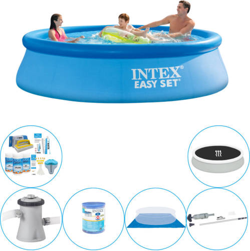 Deluxe Zwembad Pakket - Intex Easy Set Rond 305x76 Cm