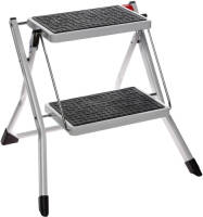 Decopatent ® Huishoudtrap Keukentrap - Met 2 Treden - Metaal