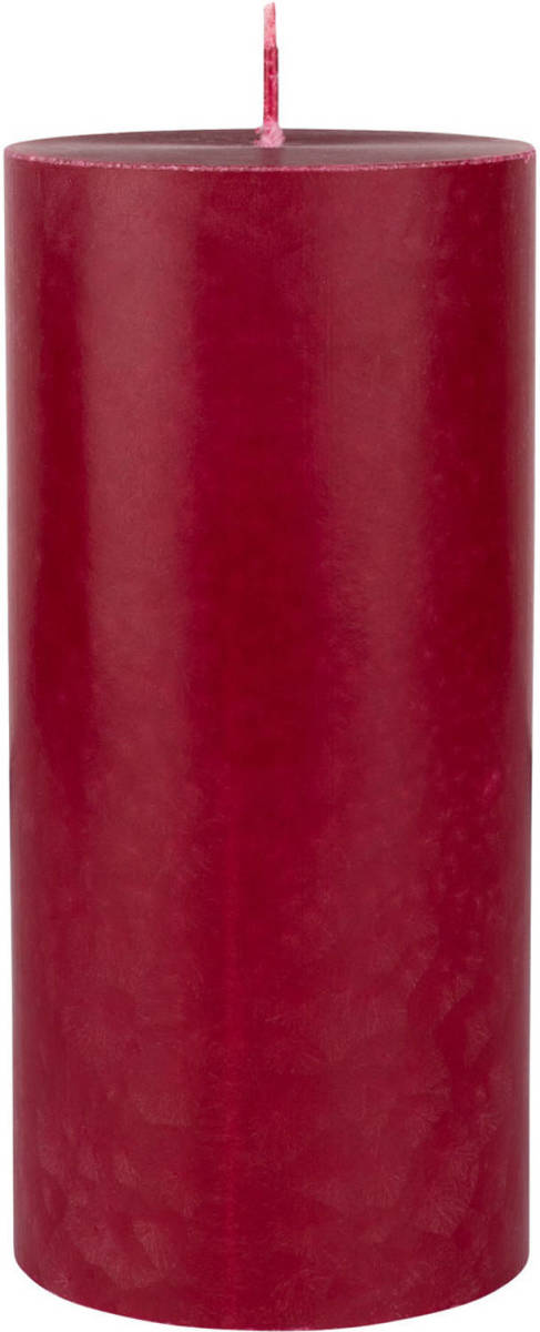 Duni Rood Bordeaux Cilinderkaarsen/ Stompkaarsen 15 X 7 Cm 50 Branduren - Stompkaarsen