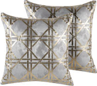 Beliani Cassia - Sierkussen Set Van 2-grijs-polyester