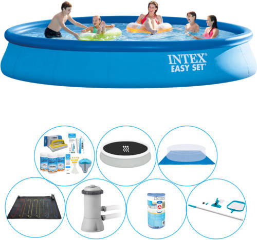 Alles In 1 Zwembad Set - Intex Easy Set Rond 457x84 Cm