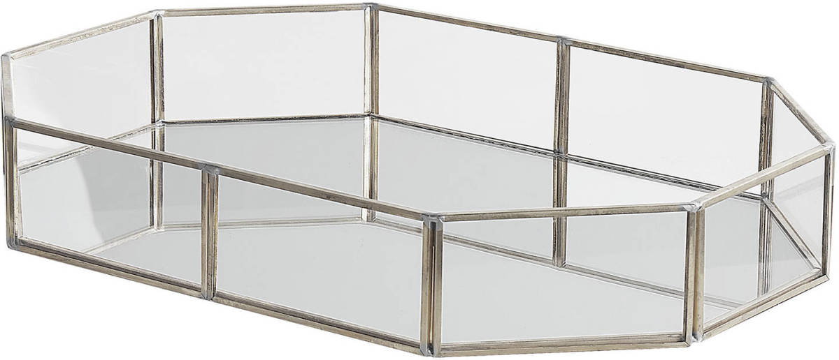 Beliani Chabris - Dienblad-transparant-glas