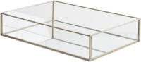 Beliani Grenoble - Dienblad-zilver-glas
