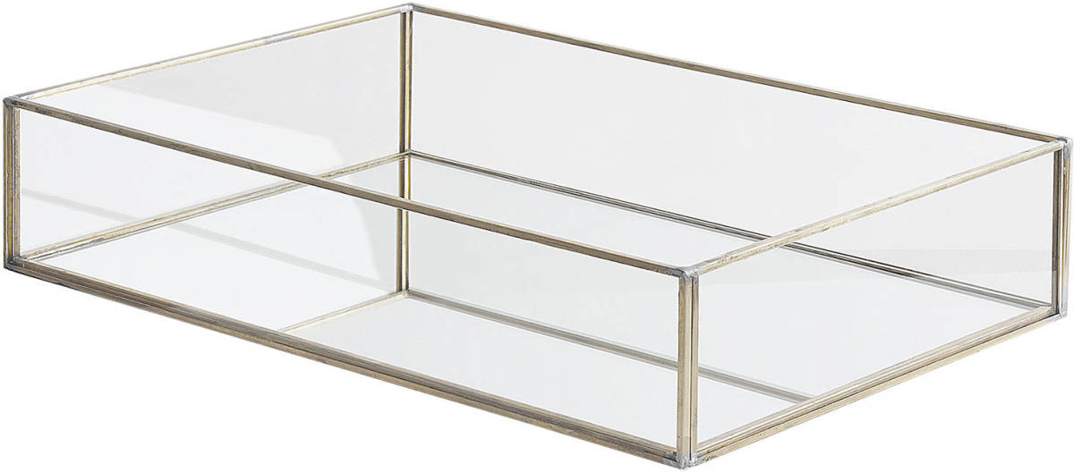 Beliani Grenoble - Dienblad-zilver-glas