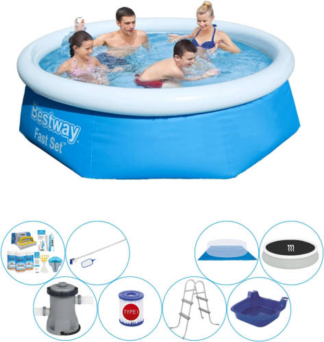 Bestway Fast Set Rond 244x66 Cm - Deluxe Zwembad Deal