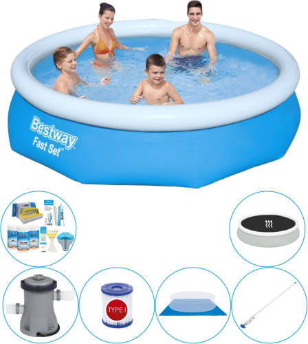 Bestway Fast Set Rond 305x76 Cm - Zwembad Combinatie Pakket