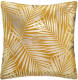 Cstore Tropic Fluwelen Kussen - 40 X 40 Cm - Goud En Oker