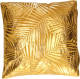 Cstore Tropic Fluwelen Kussen - 40 X 40 Cm - Goud En Oker