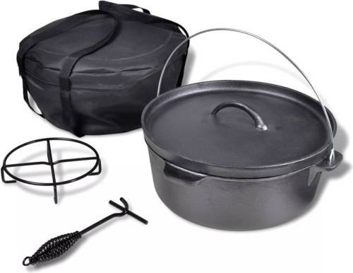 VidaXL Braadpan 11,3 L Inclusief Accessoires