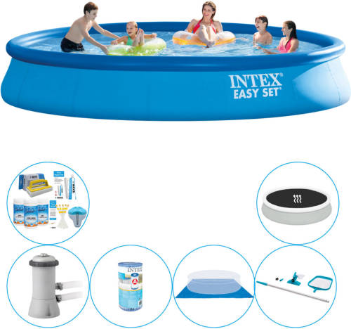 Zwembad Combinatie Set - Intex Easy Set Rond 457x84 Cm