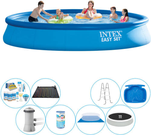 Deluxe Zwembad Set - Intex Easy Set Rond 457x84 Cm