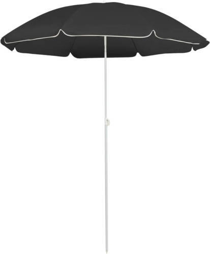 VidaXL Parasol Met Stalen Paal 180 Cm Antracietkleurig