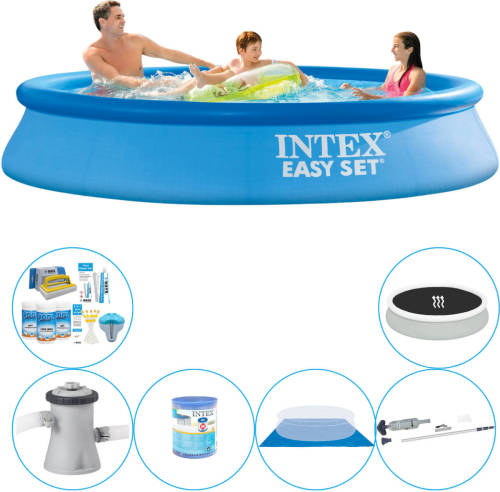 Deluxe Zwembad Pakket - Intex Easy Set Rond 305x61 Cm