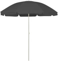 VidaXL Strandparasol 240 Cm Antracietkleurig