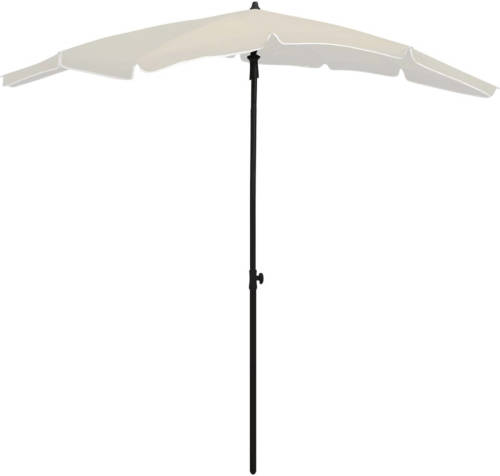 VidaXL Parasol Met Paal 200x130 Cm Zandkleurig