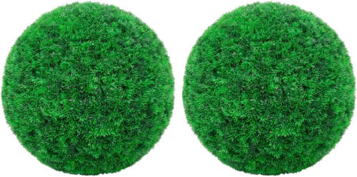 VidaXL Kunstbuxusbollen 2 St 27 Cm