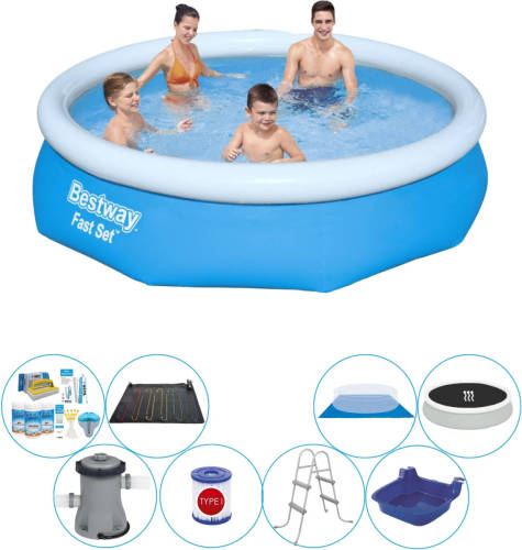 Bestway Fast Set Rond 305x76 Cm - Deluxe Zwembad Set