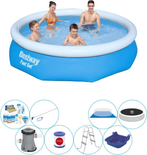 Bestway Fast Set Rond 305x76 Cm - Deluxe Zwembad Deal