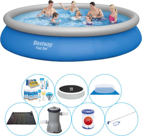 Bestway Fast Set Rond 457x84 Cm - Zwembad Bundel