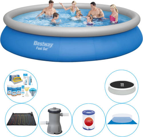 Bestway Fast Set Rond 457x84 Cm - Zwembad Combinatie Deal