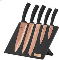 BerlingerHaus Berlinger Haus Messenset Met Magnetische Standaard - 6 Stuks - Rose Gold