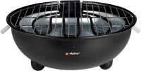 Alpina Elektrische Bbq - Tafel-barbecue - Geen Rook - Binnen Barbecueën - 1250w - Ø 30 Cm - Zwart