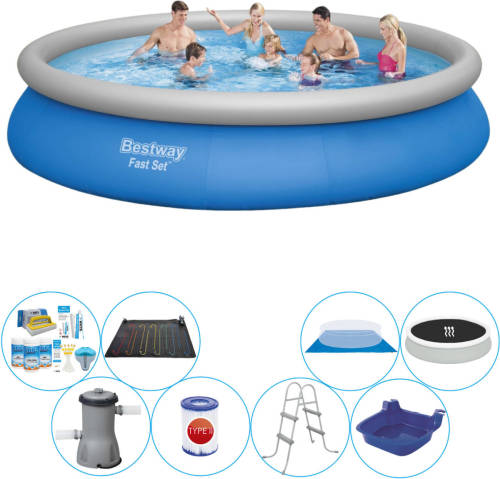 Bestway Fast Set Rond 457x84 Cm - Deluxe Zwembad Set