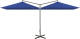 VidaXL Parasol Dubbel Met Stalen Paal 600x300 Cm Azuurblauw