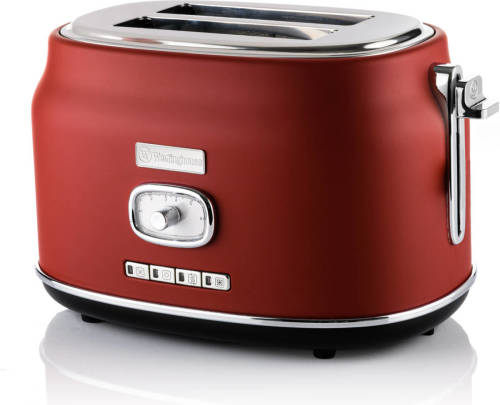 Westinghouse Retro Broodrooster - 2 Slice Toaster - Rood