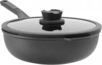 Berghoff Leo Wokpan - 28 Cm - Met Glazen Deksel