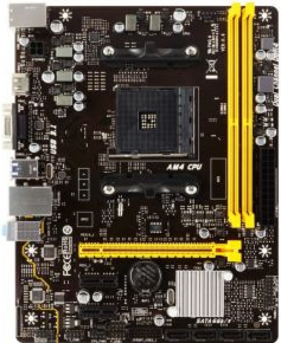 Biostar A320MH AMD A320 Socket AM4 Micro ATX moederbord