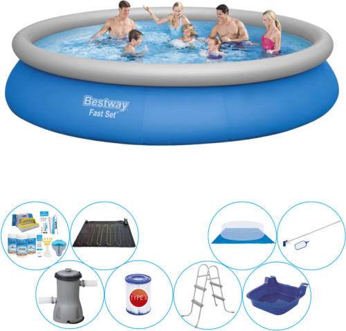 Bestway Fast Set Rond 457x84 Cm - 9-delig - Slimme Zwembad Deal