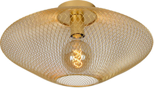 Lucide Mesh Plafonnière-mat Go.-ø45-1xe27-40w-metaal