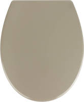 Wenko Wc-bril Samos 37,5 X 44,5 Cm Duroplast Taupe