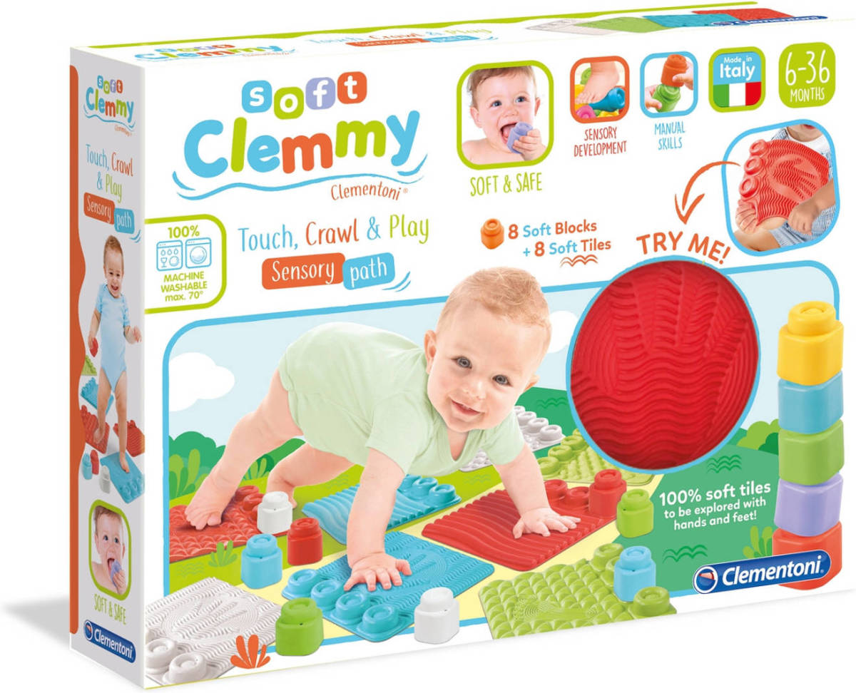 Clementoni Puzzelmat Soft Clemmy Junior Rubber 16-delig