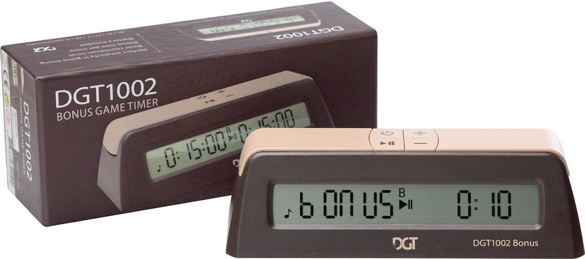 DGT 1002 Digitale Schaakklok Bonus Timer
