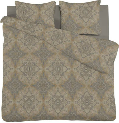 Iseng Paisley Dekbedovertrek - 1-persoons (140x200/220 Cm + 1 Sloop) - Katoen Satijn - Brown